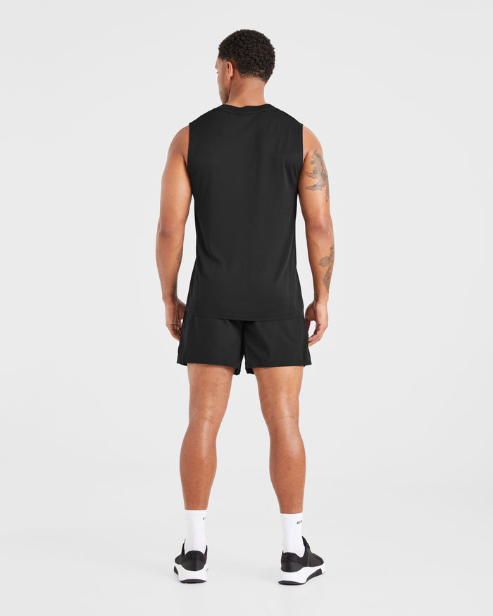 Attain Seamless Vest - Black