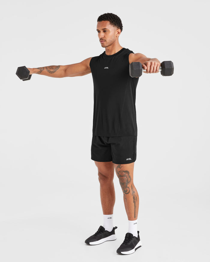 Attain Seamless Vest - Black