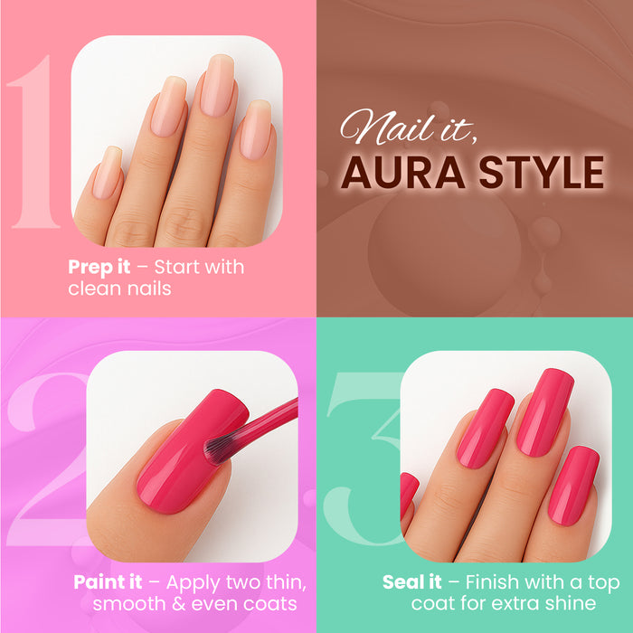Aura Nail Paint Combo
