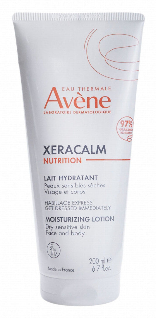 Avène Eau Thermale Xeracalm Nutrition Moisturizing Face & Body Milk Lotion for Dry & Sensitive Skin, 200ml - Makkah Pharmacy