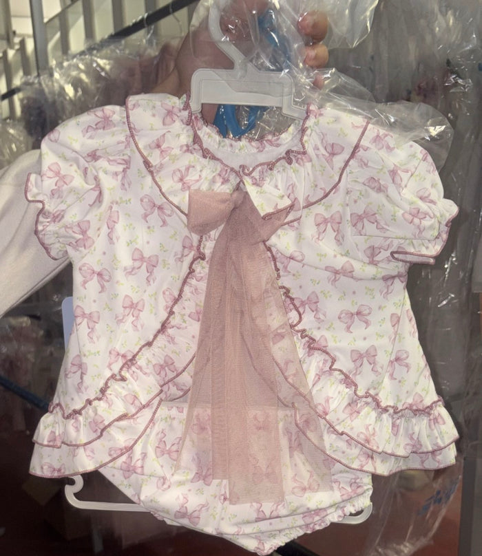 Babine Baby Bow Pant Set