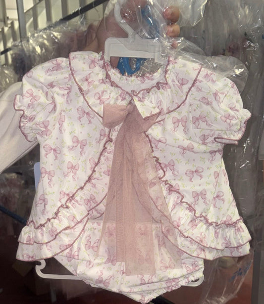Babine Baby Bow Pant Set