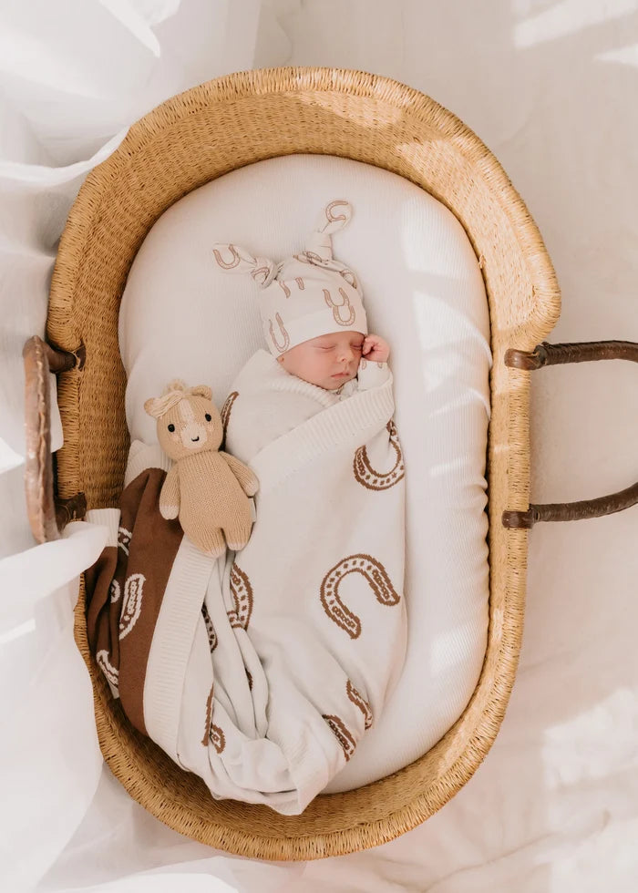 BASSINET SHEET - Waffle Milk
