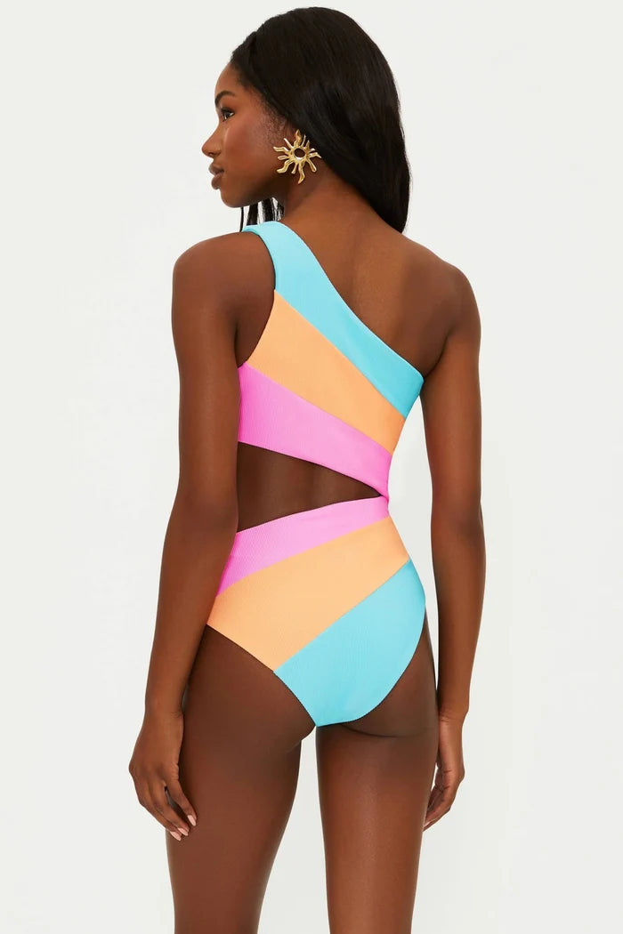 Beach Riot Joyce One Piece Swimsuit - Crush Colorblock - Destination PSP