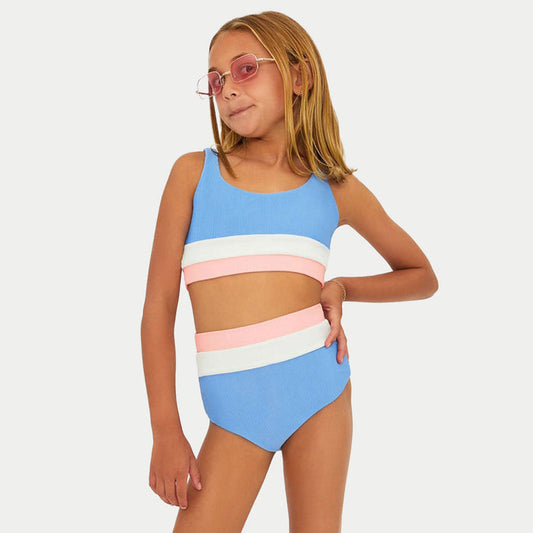 Beach Riot Little Mackenzie & Heidi Bottom Swimsuit - Alps Colorblock - Destination PSP