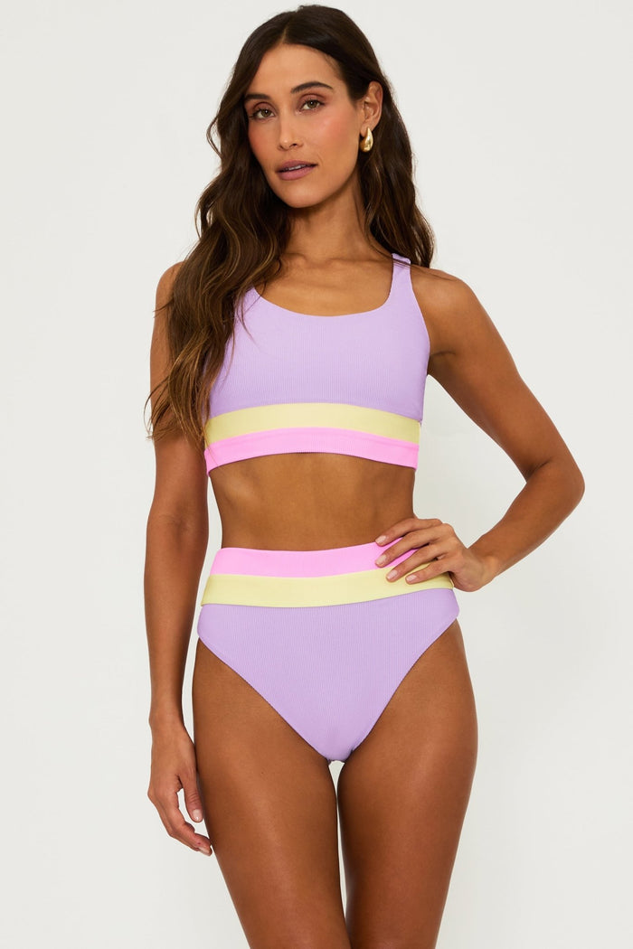 Beach Riot MacKenzie Top - Sublime Spring Colorblock - Destination PSP