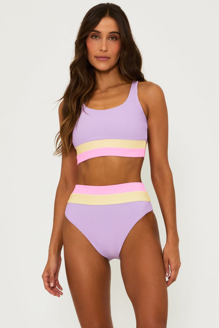 Beach Riot MacKenzie Top - Sublime Spring Colorblock - Destination PSP