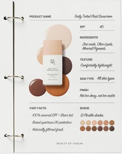 Beauty Of Joseon Daily Tinted Fluid Sunscreen LP110