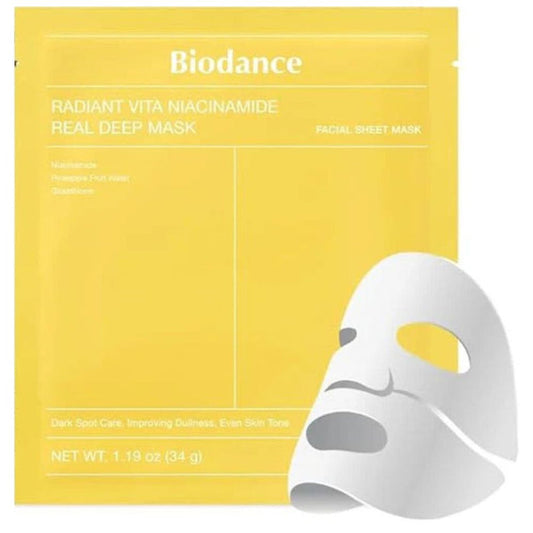 Biodance Radiant Vita Niacinamide Real Deep Mask 1 ea