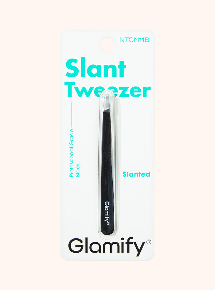 Black Slant Tweezer
