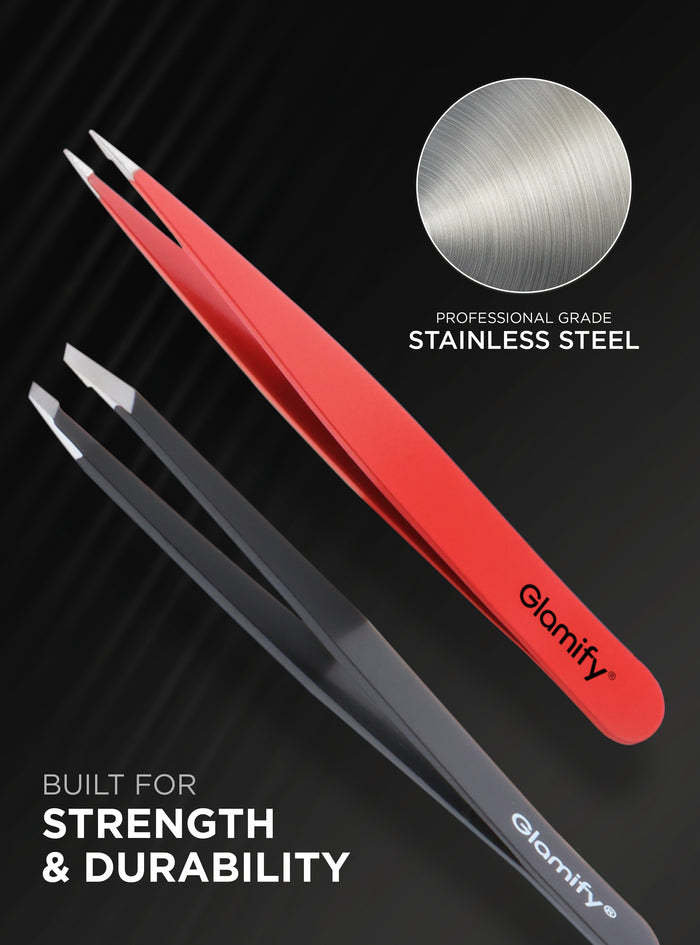 Black Ultra Sharp Point Tweezer - product view 4