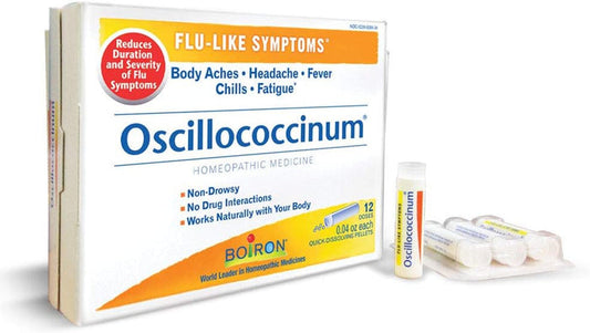 Boiron Oscillococcinum 12 Doses Homeopathic Medicine For Flu-Like Symptoms