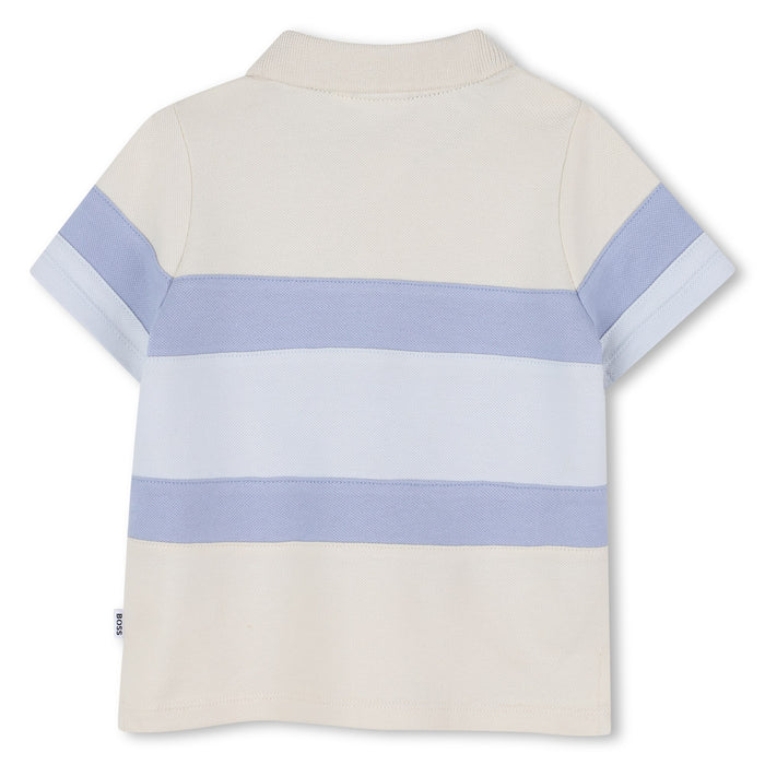Boss Toddler Sand Short Sleeved Polo