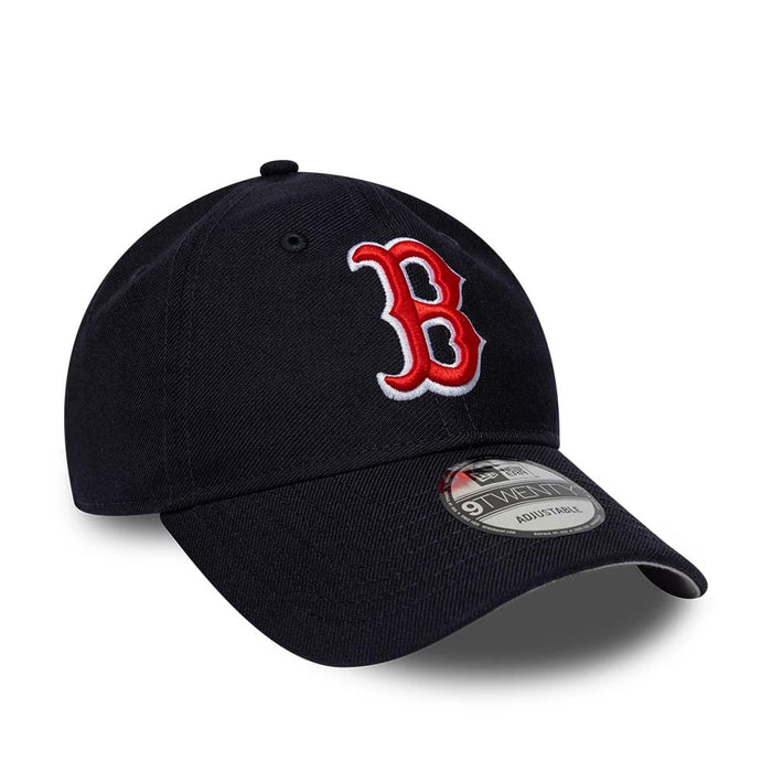 Pictured is this MLB Wool Boston Red Sox 9TWENTY Adjustable cap in navy. 4