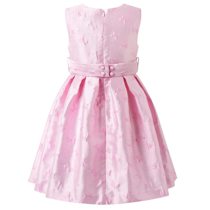 Bow Damask Dress - The Well Appointed House