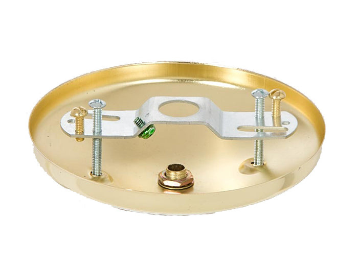 Brass Modern Shallow Canopy Kit (11778)