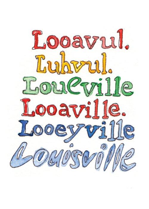 Bri Bowers - Louisville Spellings 4x6 Postcard