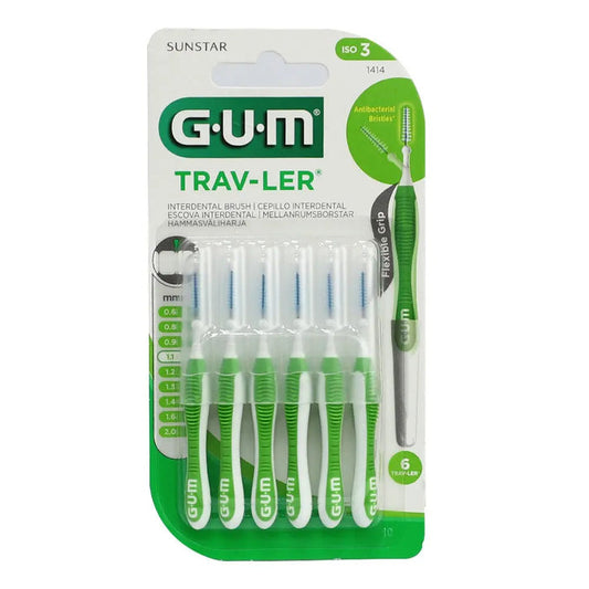 Butler GUM traveler Interdental brush Green, 1s Butler Gum