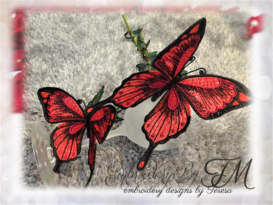 Butterfly Rose / two sizes