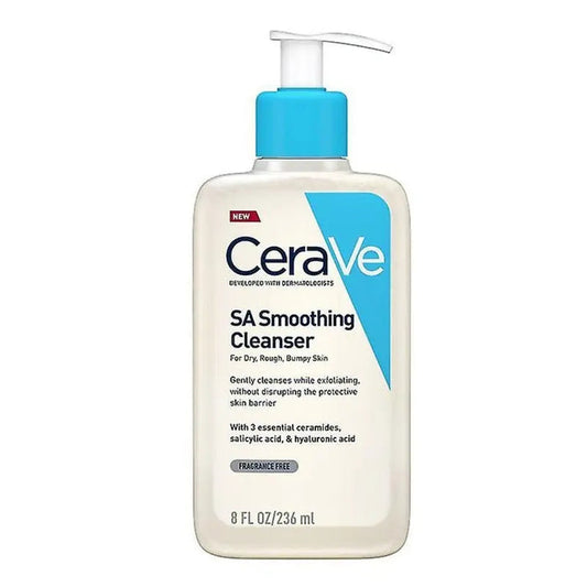 CeraVe SA Smoothing Cleanser With Salicylic acid For Dry & Rough Skin 236ml CeraVe