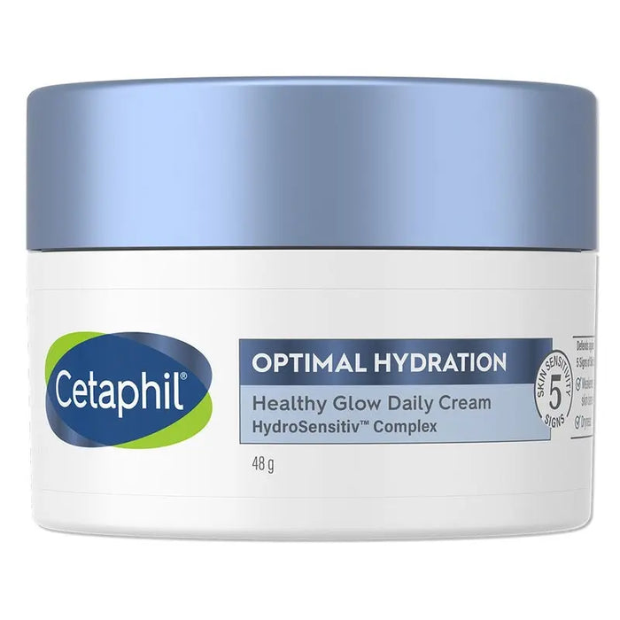 Cetaphil Optimal Hydration Healthy Glow Daily Moisturizing Cream For Dry or Dehydrated Skin 48g Cetaphil