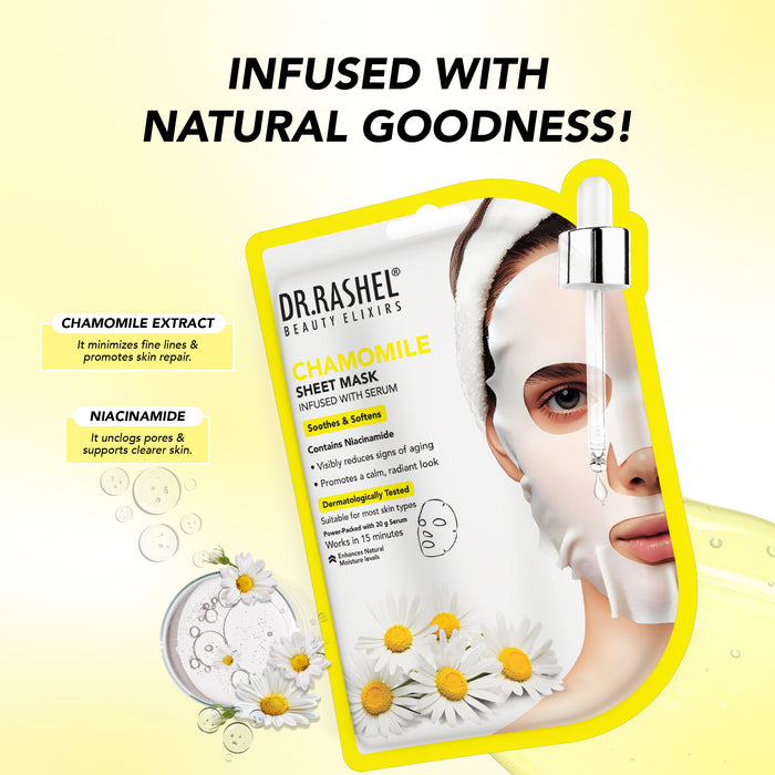 Chamomile Sheet Mask with Serum