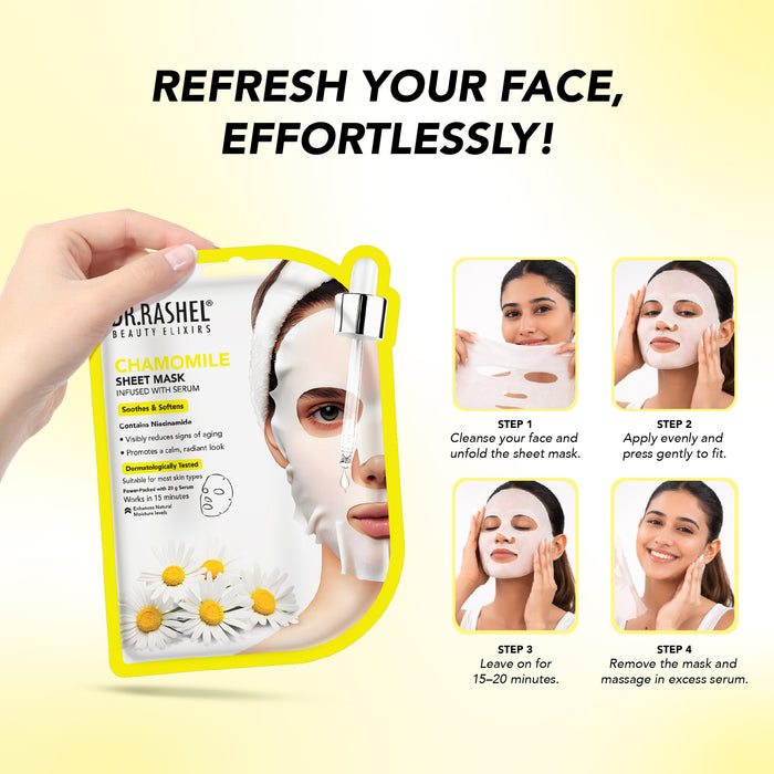 Chamomile Sheet Mask with Serum