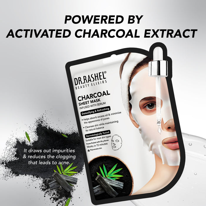 Charcoal Sheet Mask with Serum