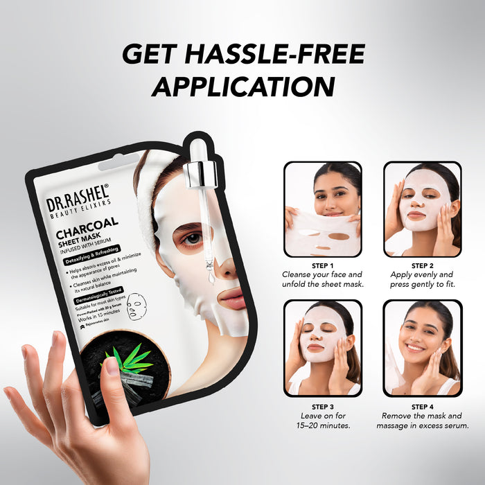 Charcoal Sheet Mask with Serum