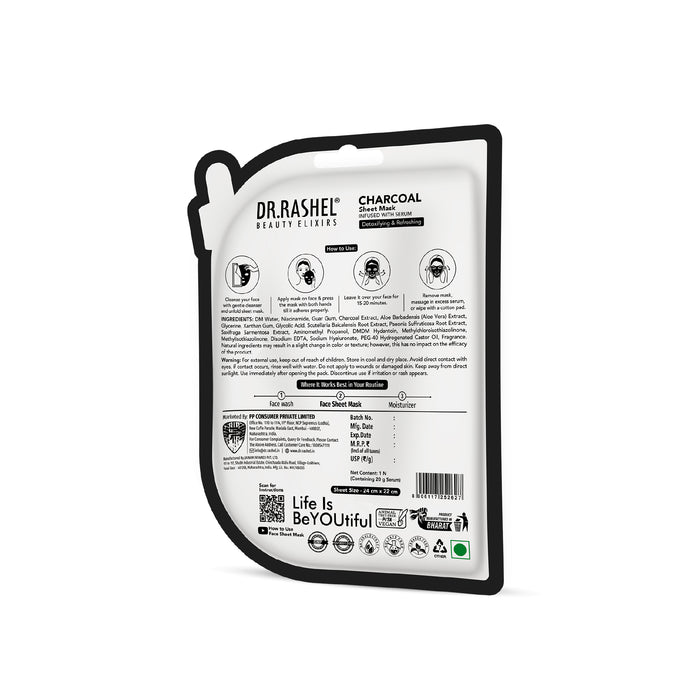 Charcoal Sheet Mask with Serum