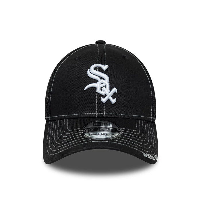 Pictured is this MLB Neo Chicago White Sox 39THIRTY Stretch Fit cap in black. 2