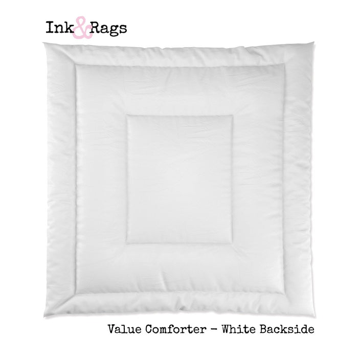 Chocolate Cream Skull and Rose CREAM Bedding Collection