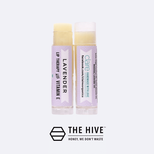 Claire Organics Lavender Lip Care with Vitamin E - Thehivebulkfoods