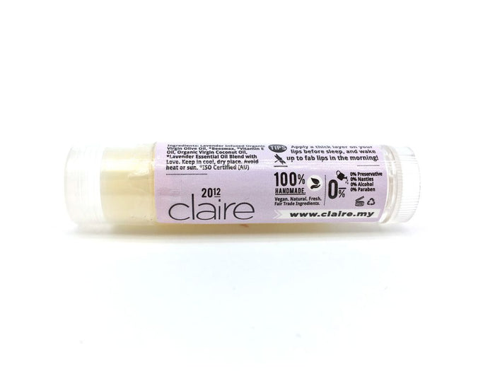 Claire Organics Lavender Lip Care with Vitamin E - Thehivebulkfoods