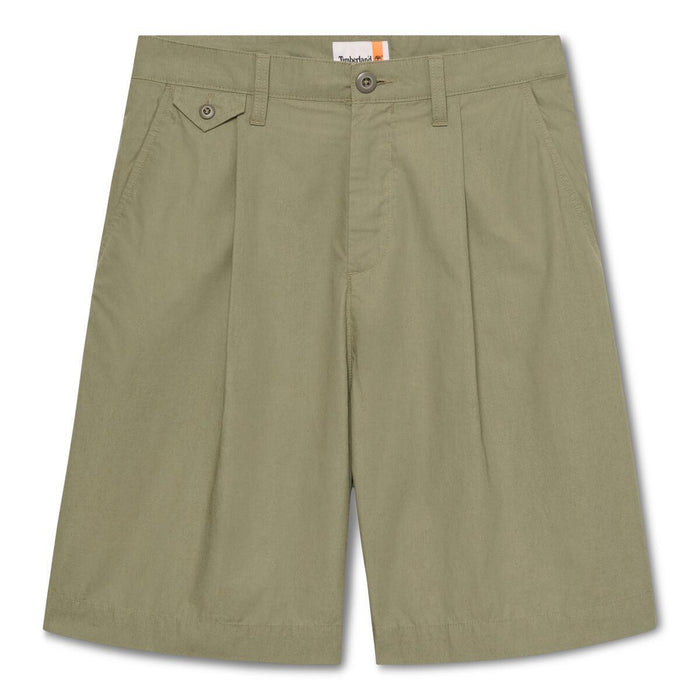 Claremont Poplin One Pleated Chino Short