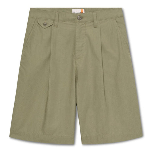 Claremont Poplin One Pleated Chino Short