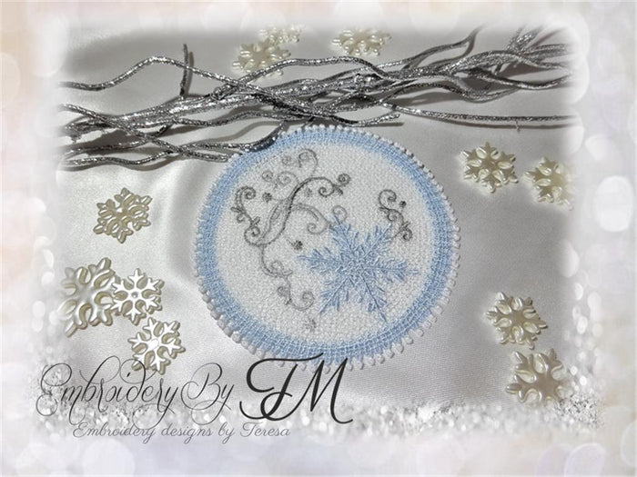Coaster with snowflake / FSL/ two sizes
