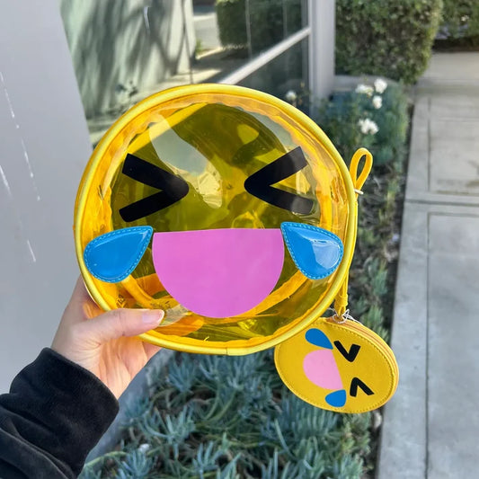 Color Changing Tears of Joy Jelly Emoji Handbag