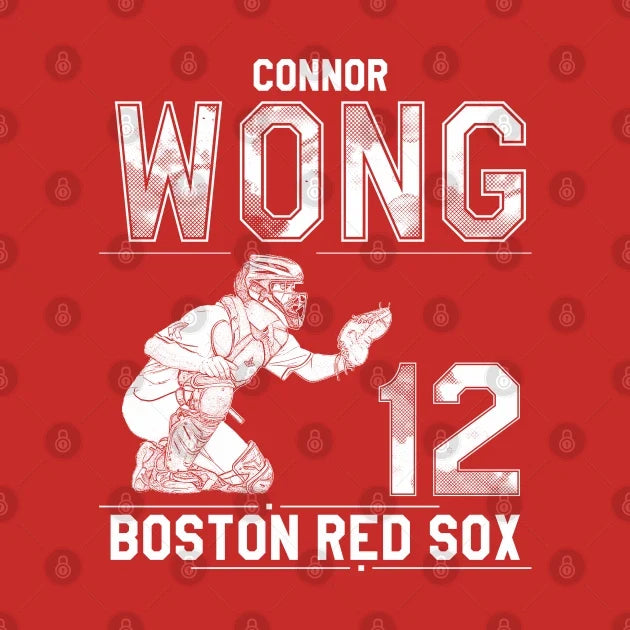 Connor Wong || Boston Red Sox | White Hoodie