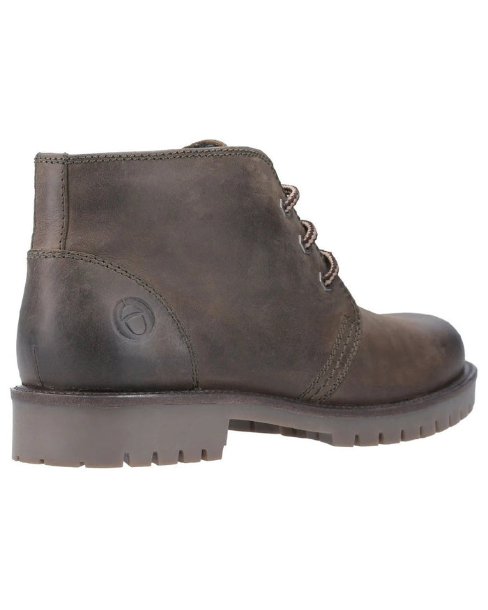 Khaki Coloured Cotswold Mens Stroud Boots on white background #colour_khaki