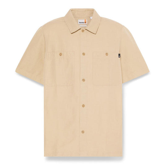 Cotton Linen Ss Utility Overshirt