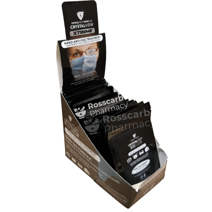 Crystalview Xtreme - Nano Anti-Fog Treatment Wipe Glasses Care