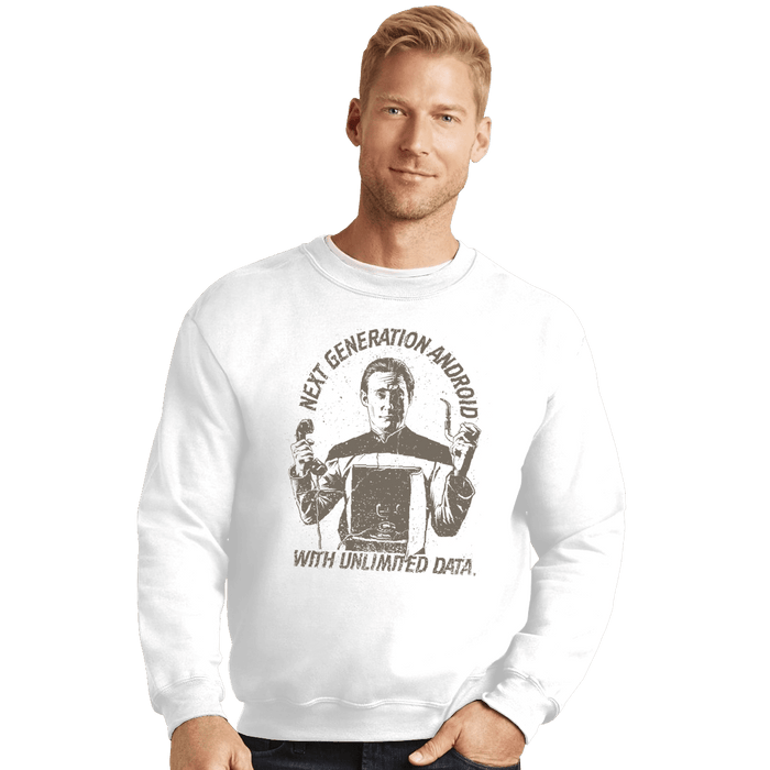 Crewneck Sweater, Unisex / Small / White