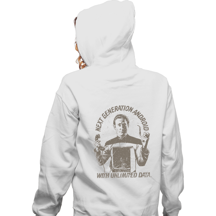 Zippered Hoodies, Unisex / Small / White