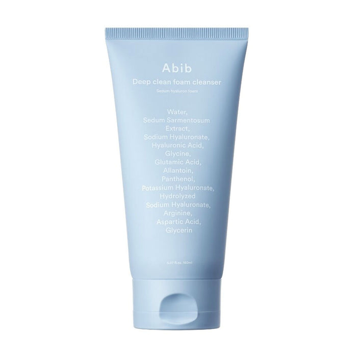 Abib Deep clean foam cleanser Sedum Hyaluron Foam Nudie Glow Australia