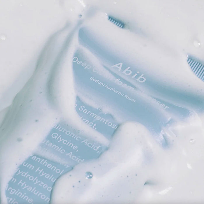 Abib Deep clean foam cleanser Sedum Hyaluron Foam Nudie Glow Australia