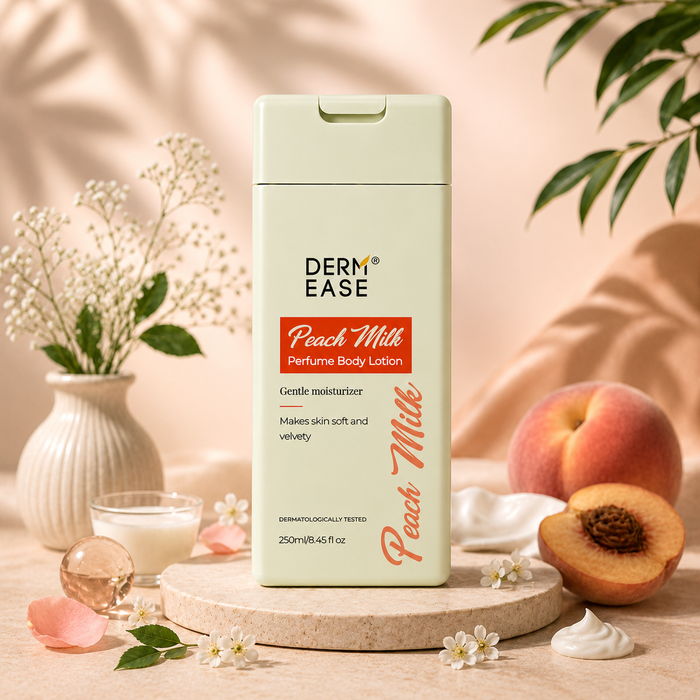 DERMEASE PEACH MILK PERFUME BODY LOTION