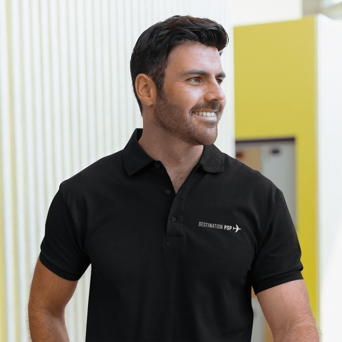 Destination PSP Cotton Pique Polo - Black - Destination PSP