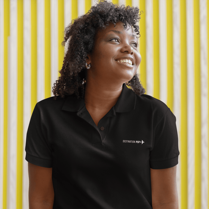 Destination PSP Cotton Pique Polo - Black - Destination PSP