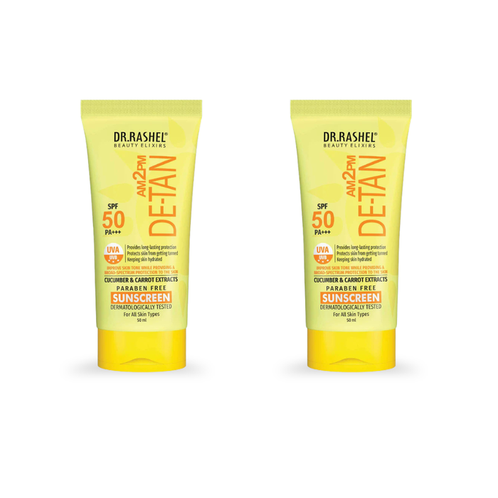 Detan Sunscreen SPF 50 | PA+++ UVA/UVB Protection - 50ML